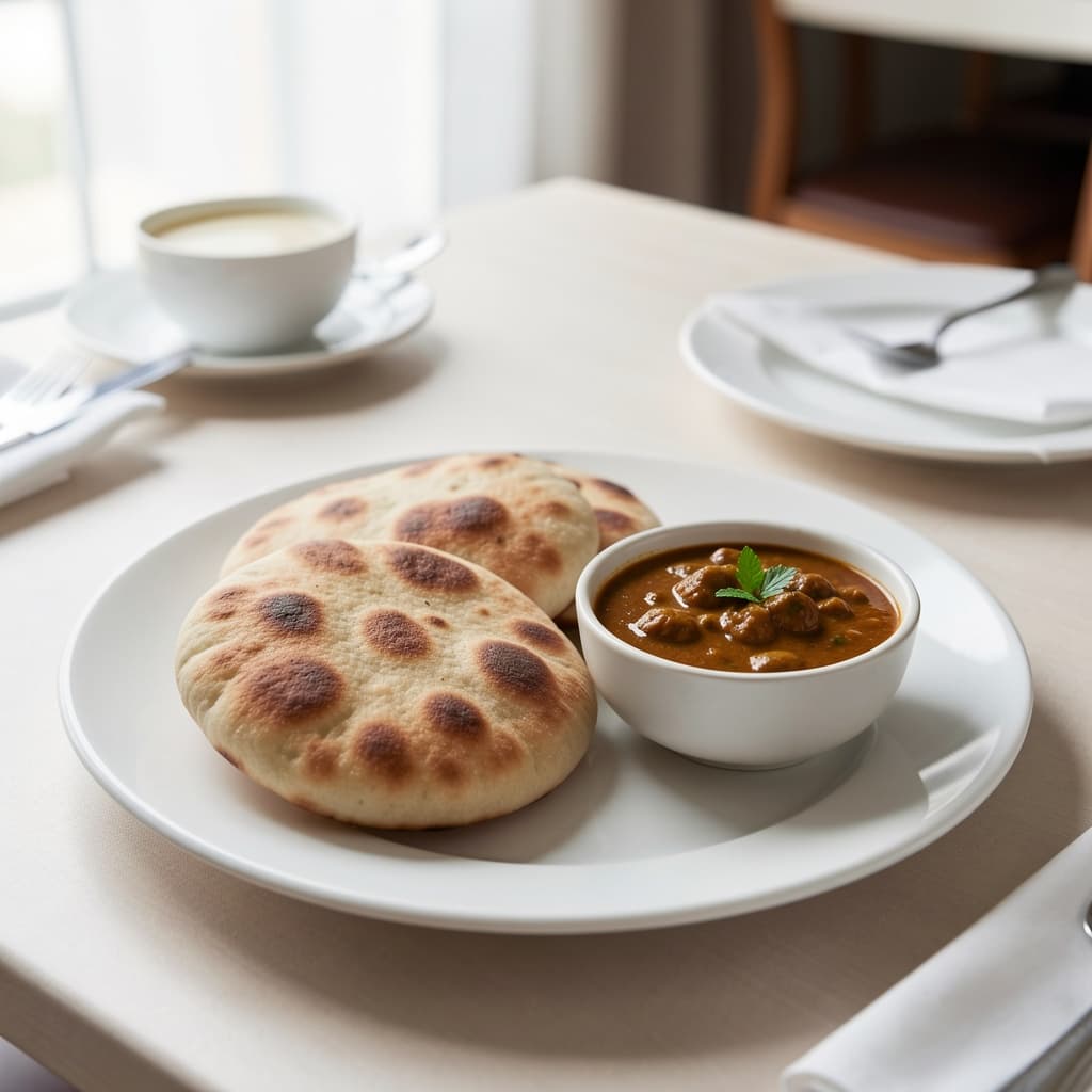 2 Amritsari Kulche with Chole