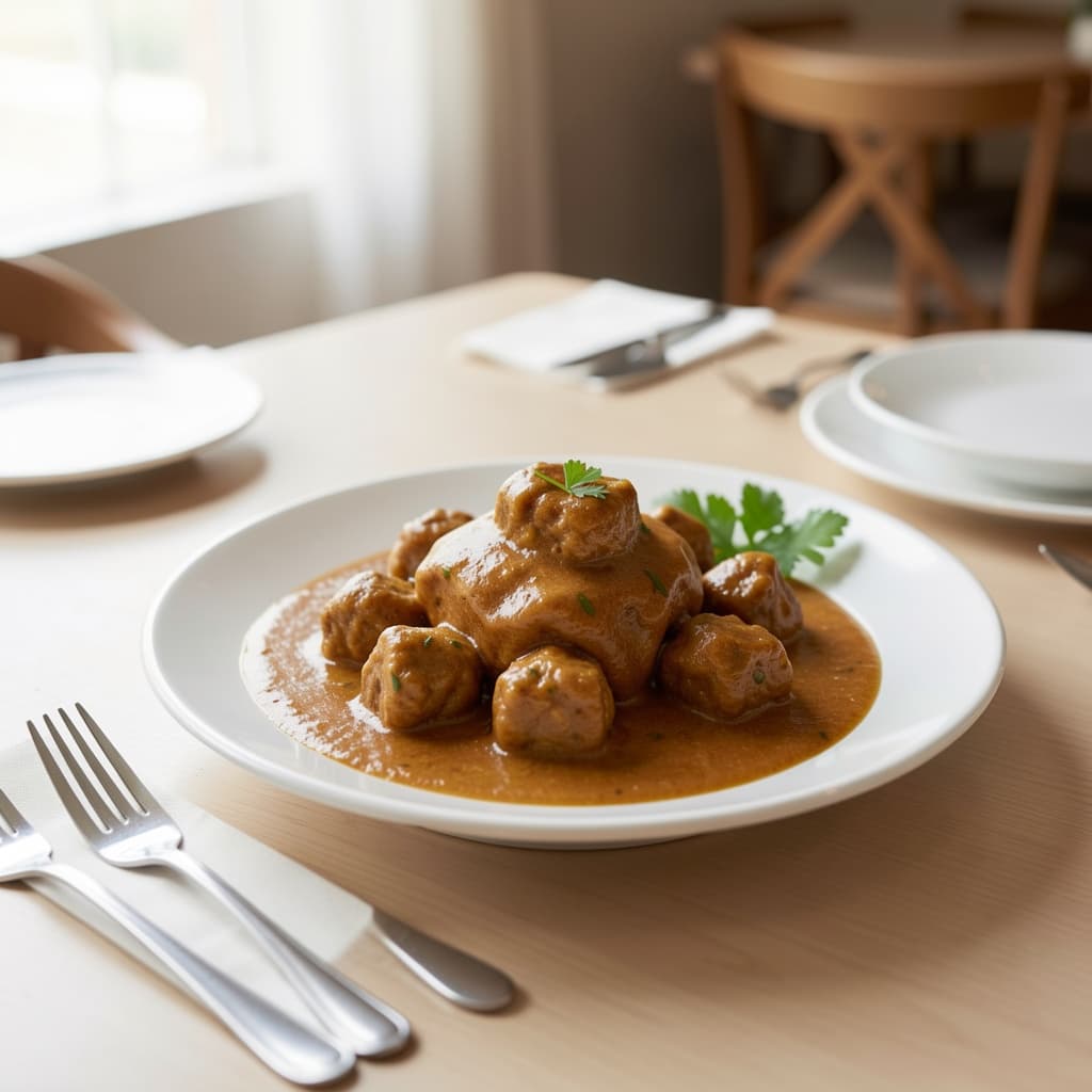 Soya Chaap Malai With Gravy